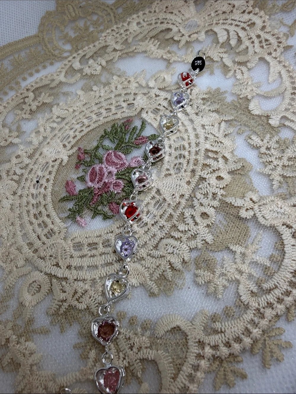 925 Sterling Silver add colorful